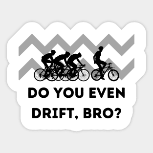 Drift off Sticker